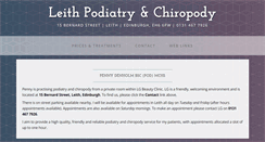 Desktop Screenshot of leithpodiatry.com